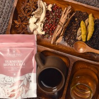 DELHI TEA TURMERIC HONEY CHAI DOYPACK 50G