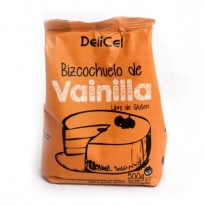 DELICEL PREMEZCLA BIZCOCHUELO VAINILLA 500G