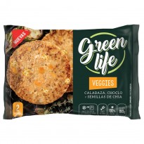 GREEN LIFE HAMBURGUESA CALABAZA CHOCLO CHIA