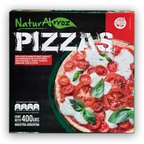 NATURALRROZ PIZZA MOZZARELLA TOMATES CHERRY ALBAHACA