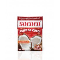 SOCOCO LECHE DE COCO TETRA BRICK 200ML