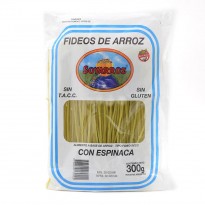 SOYARROZ FIDEO DE ARROZ ESPINACA